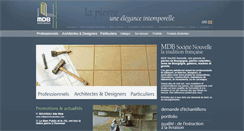 Desktop Screenshot of mdbfrance.com