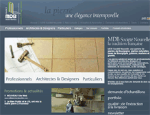 Tablet Screenshot of mdbfrance.com